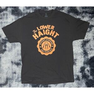 Upper Playground Black Graphic Short Sleeve T-Shirt